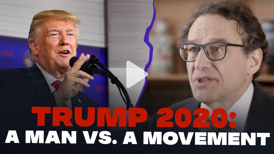 Click to play 'Trump 2020: A Man vs. A Movement'